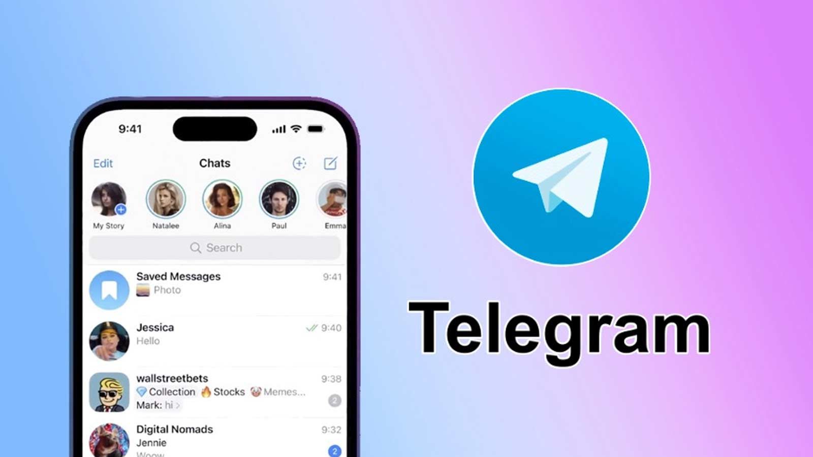 Telegram Application Interface